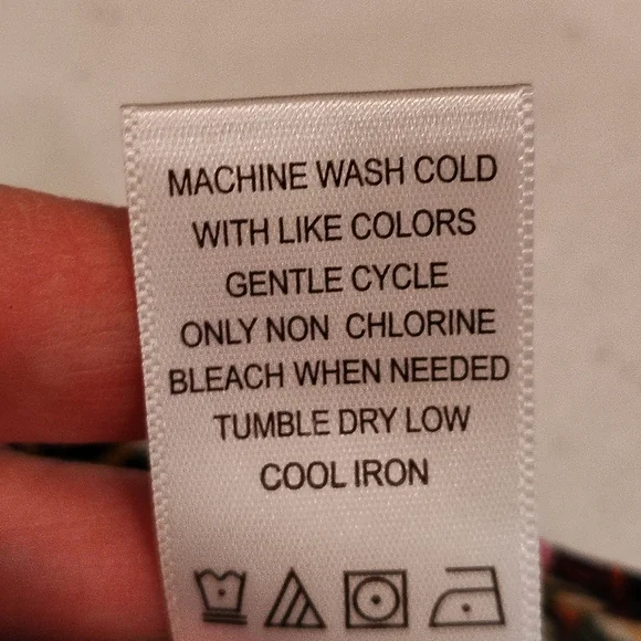 Counterparts Blouse Women's Size LG Paisley Print Flutter Sleeve Boho Career - Picture 6 of 8